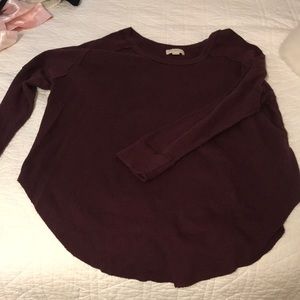 Maroon Sweater from Aritzia